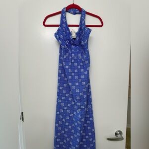 NWT! | Melly M | Blue Floral Swirl Dress - Made in USA